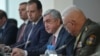 Armenia - President Serzh Sarkisian addresses senior military officials in Yerevan, 24Oct2017.