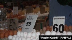 Orsýet Täjigistana satýan nebiti üçin tölegleri 5%-den gowrak galdyrandan soň, ýurtda azyk harytlarynyň bahalary ýokarlandy.