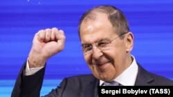 Глава МИД РФ Сергей Лавров, Москва, 21 мая 2021 г. 