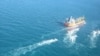 Tanker pod zastavom Južne Koreje koji je zaplijenio Iran u vodama Zaliva, Iran, 4. januara 2021.