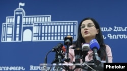 Հայաստանի ԱԳՆ մամուլի քարտուղար Աննա Նաղդալյան, արխիվ