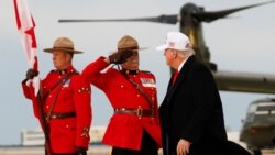 Президент США Дональд Трамп прибывает на саммит лидеров G7 в Калгари, Канада, 15 июня 2025 года