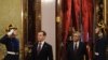 Russia - President Dmitry Medvedev (L) meets with his Armenian counterpart Serzh Sarkisian in the Kremlin, 24Oct2011.