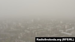 Пильова буря в Києві, 16 квітня 2020 року